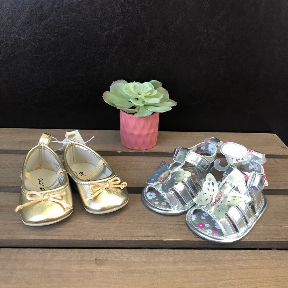 NWT Baby Girl Shoes 3-6 months